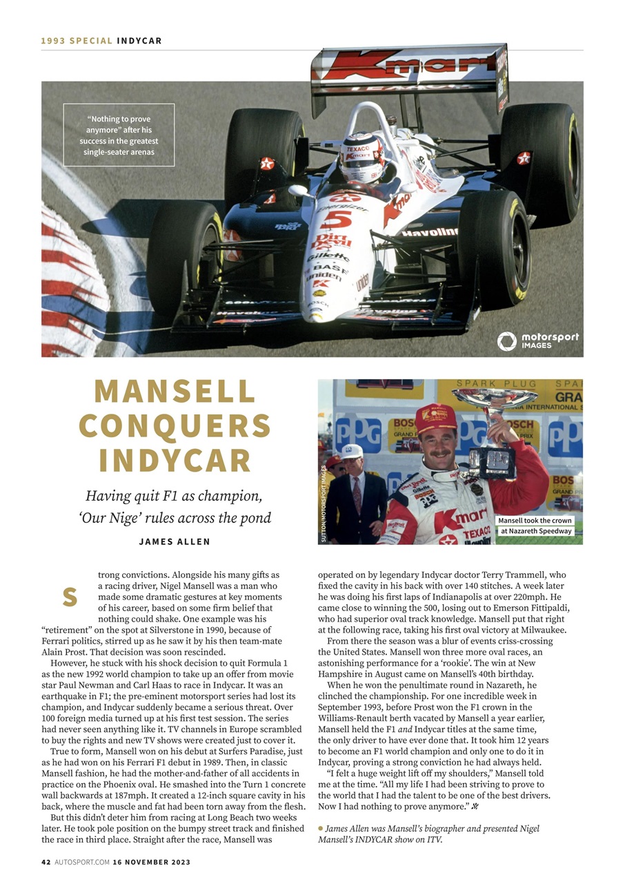 Autosport Preview Pages