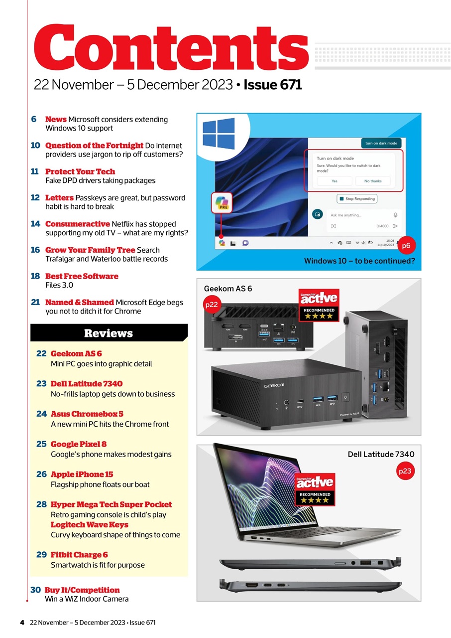 Computer Active Preview Pages