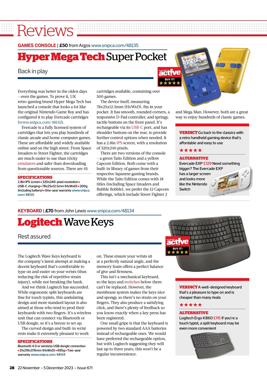 Computer Active Preview Pages