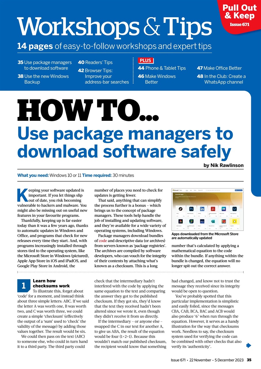 Computer Active Preview Pages