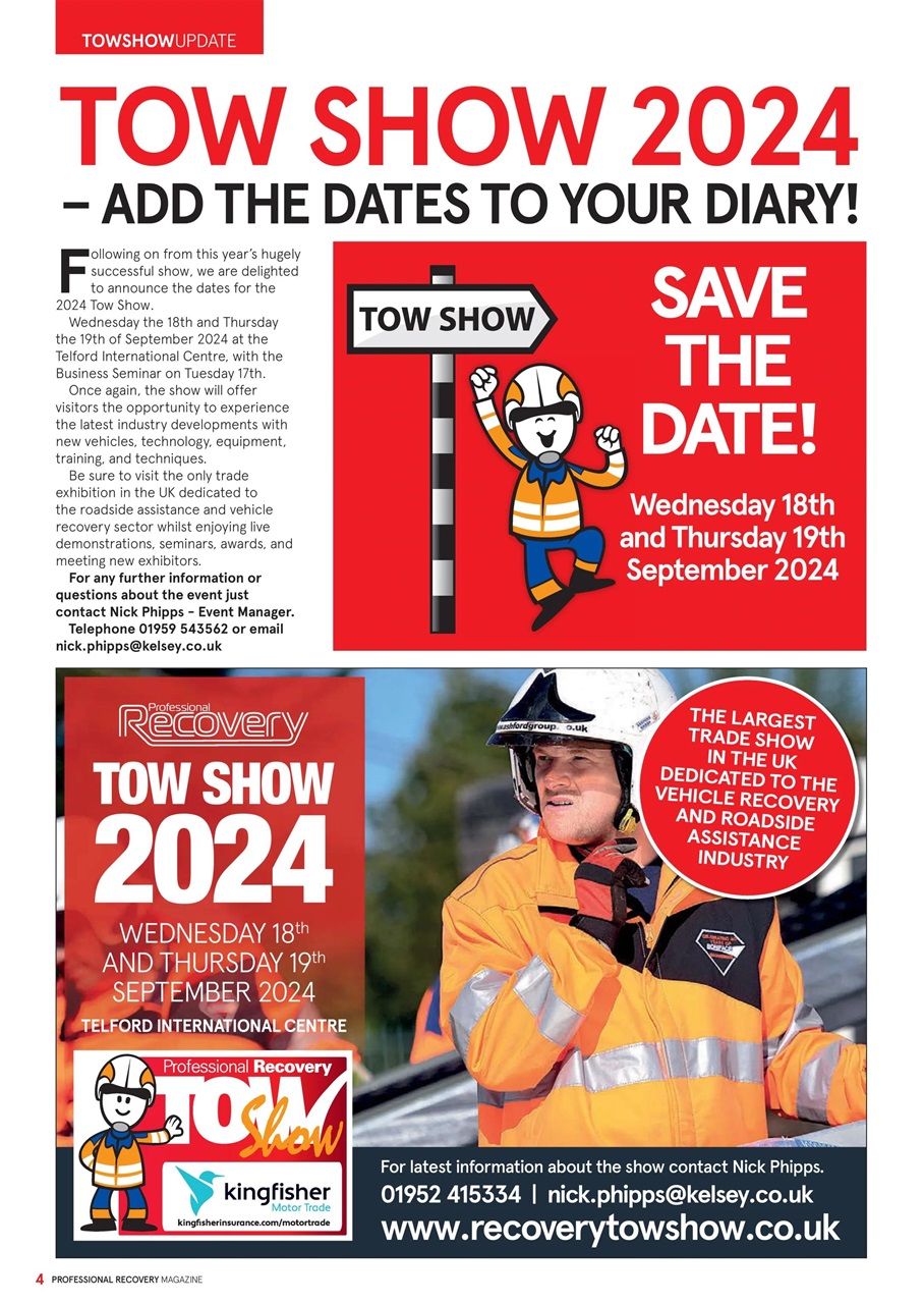 Professional Recovery Magazine Preview Pages