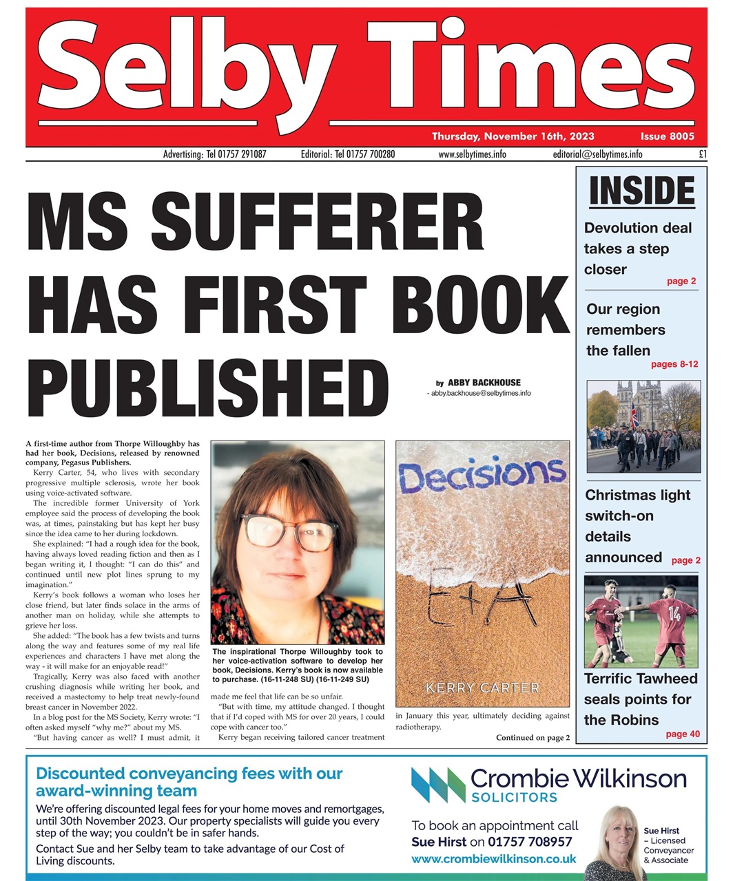 Selby Times Preview Pages