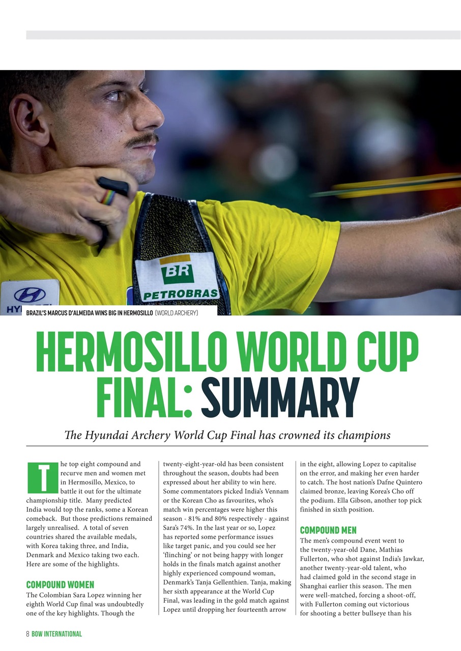 Bow International Preview Pages