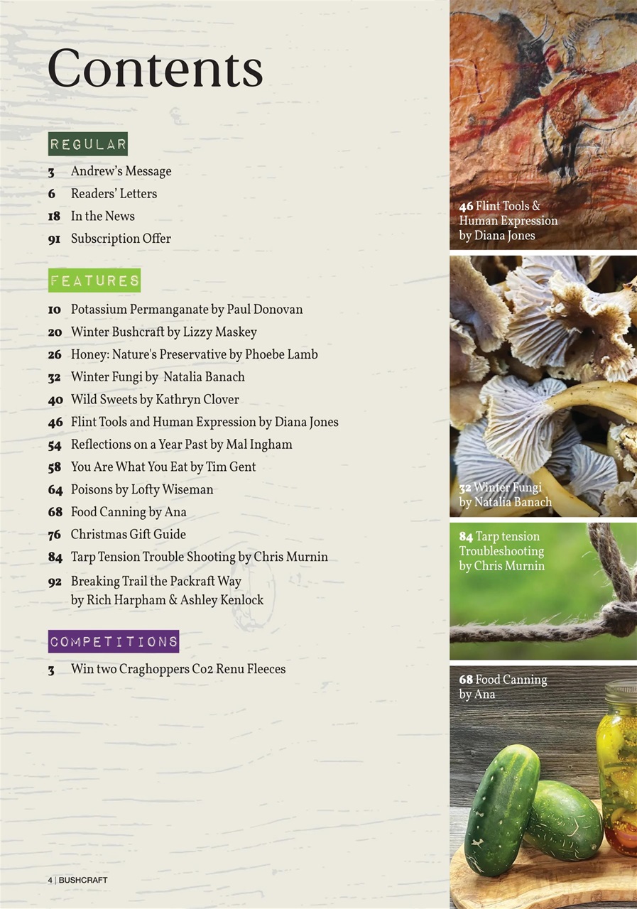 Bushcraft & Survival Skills Magazine Preview Pages
