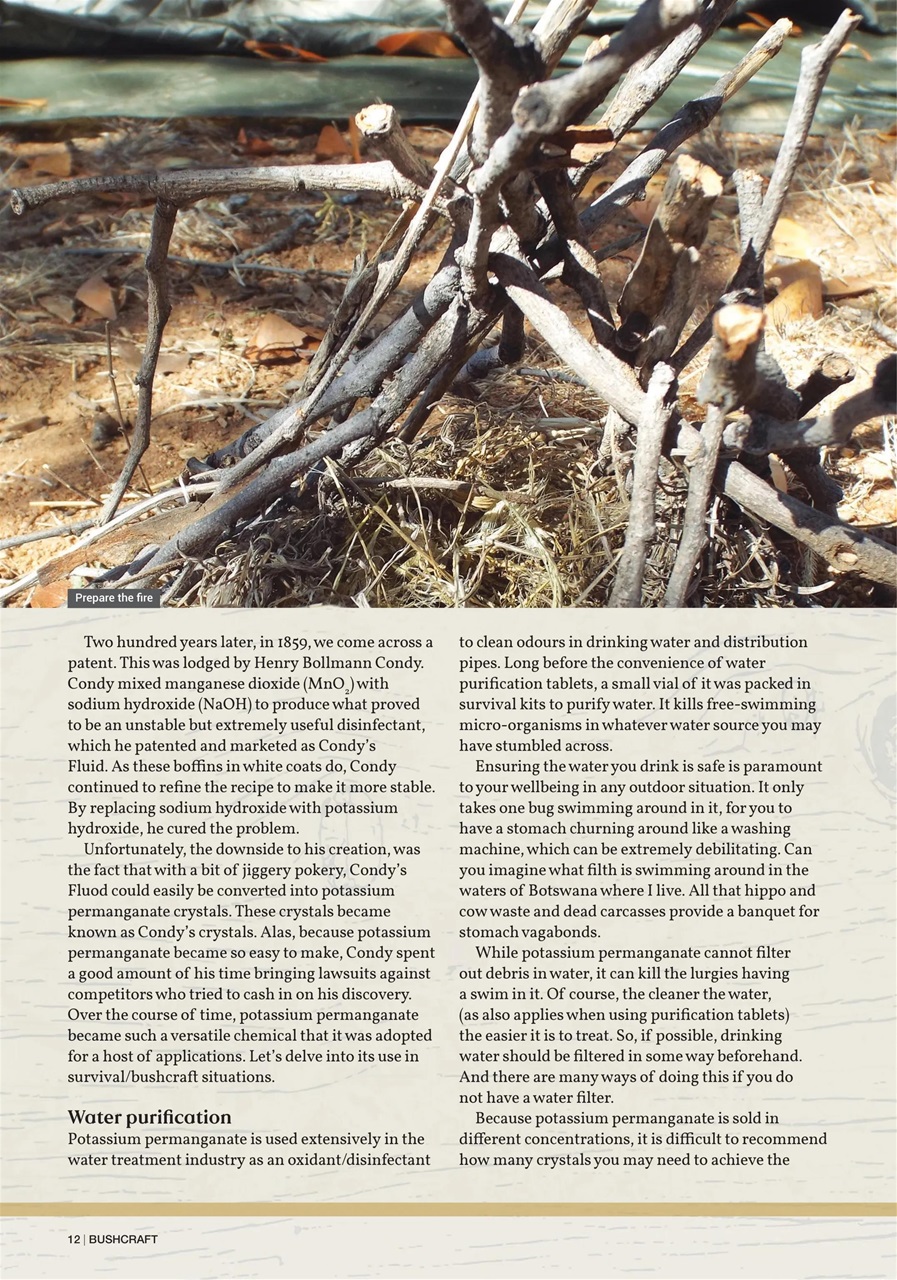 Bushcraft & Survival Skills Magazine Preview Pages