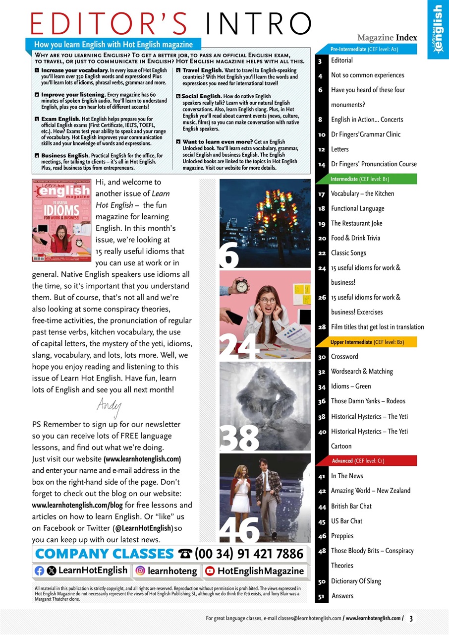 Learn Hot English Preview Pages