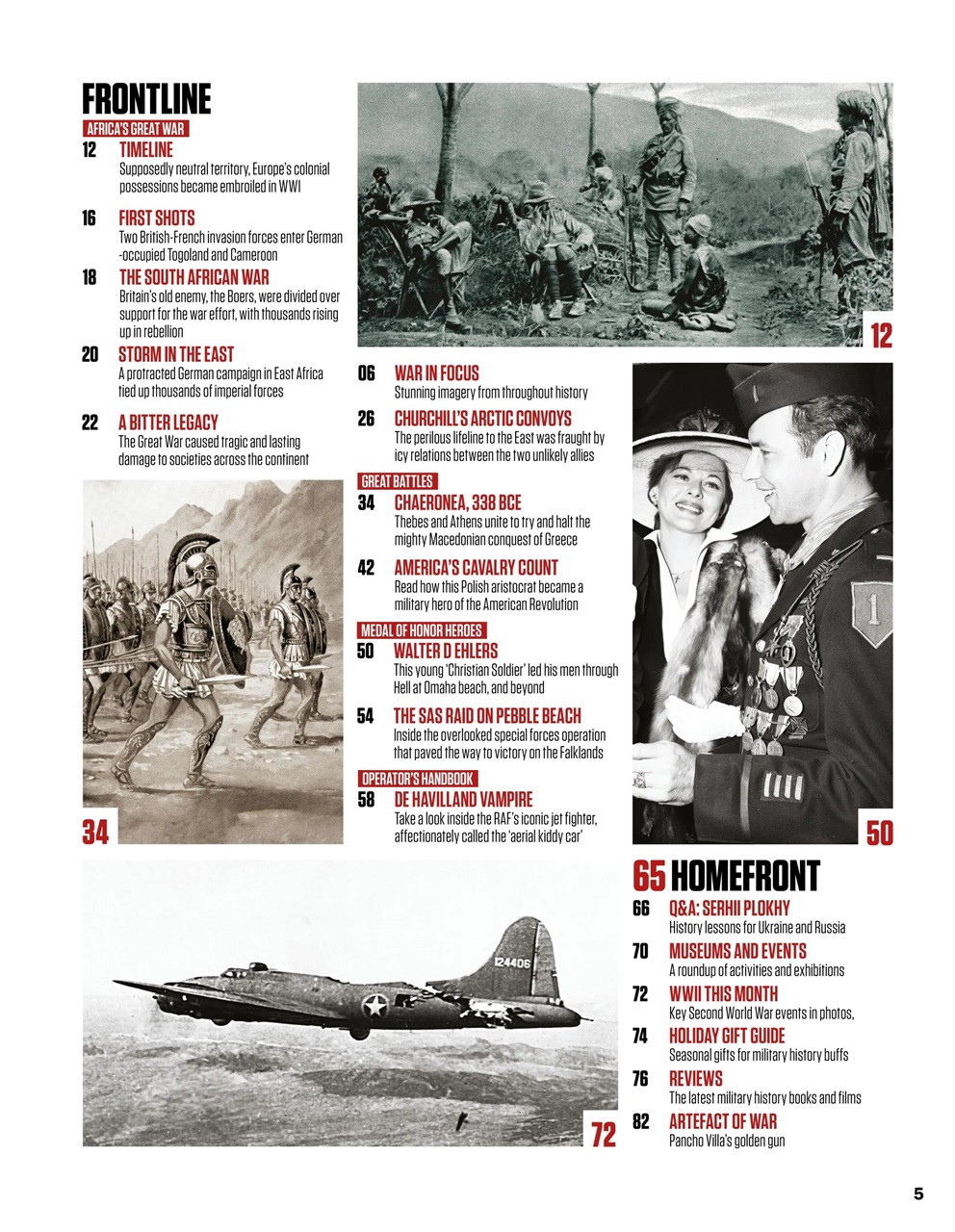 History of War Preview Pages