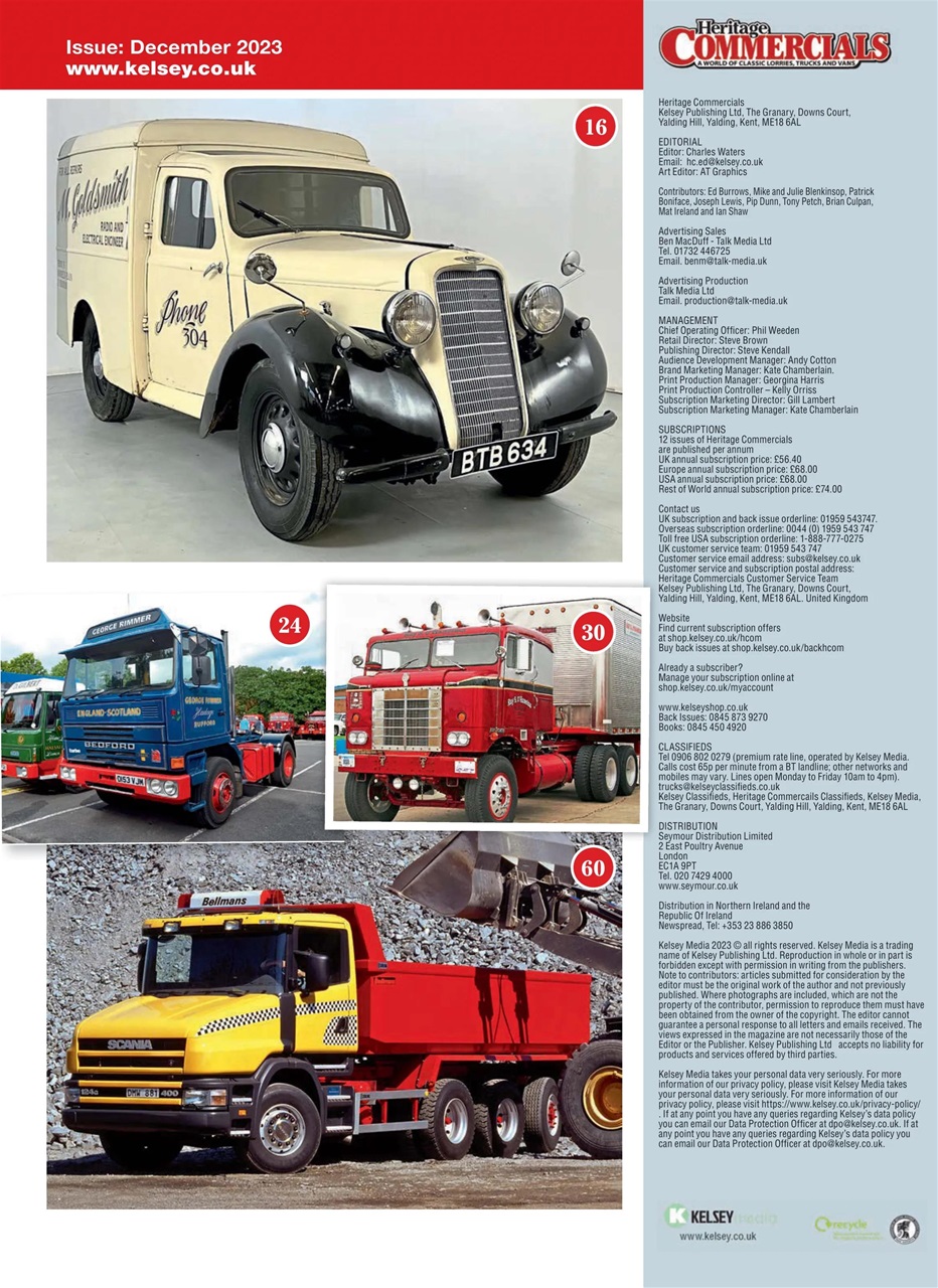 Heritage Commercials Magazine Preview Pages