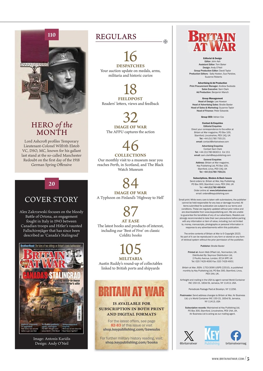 Britain at War Magazine Preview Pages