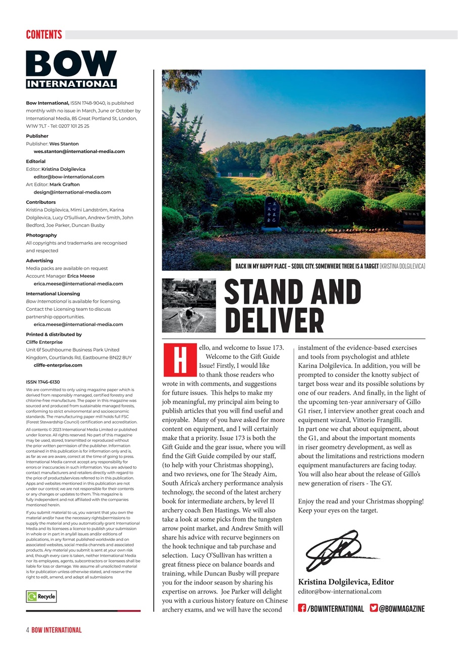 Bow International Preview Pages