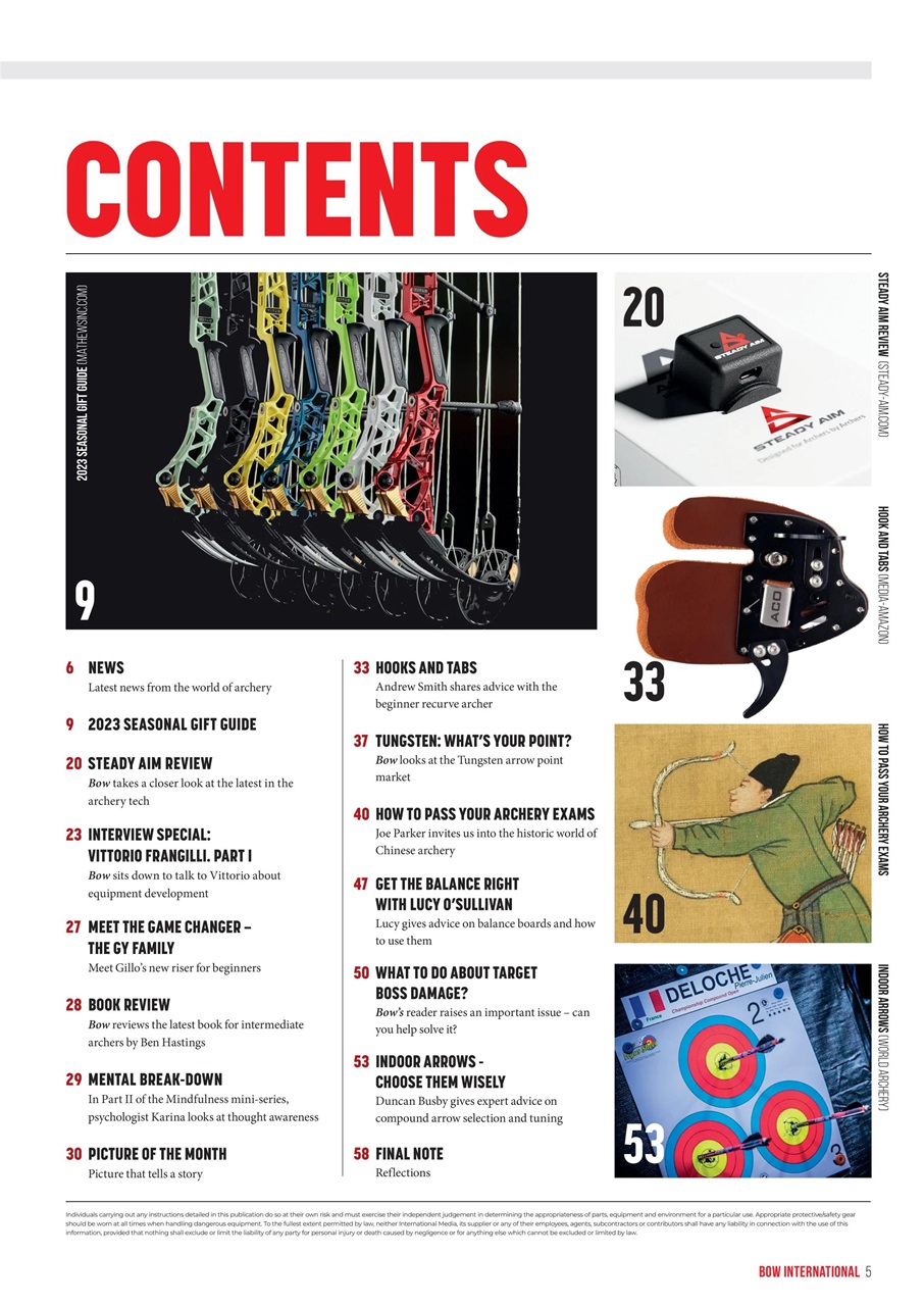 Bow International Preview Pages