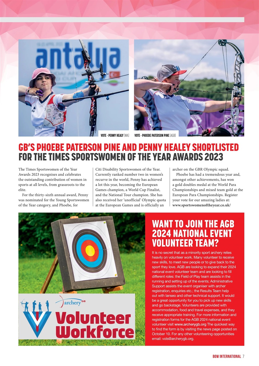 Bow International Preview Pages