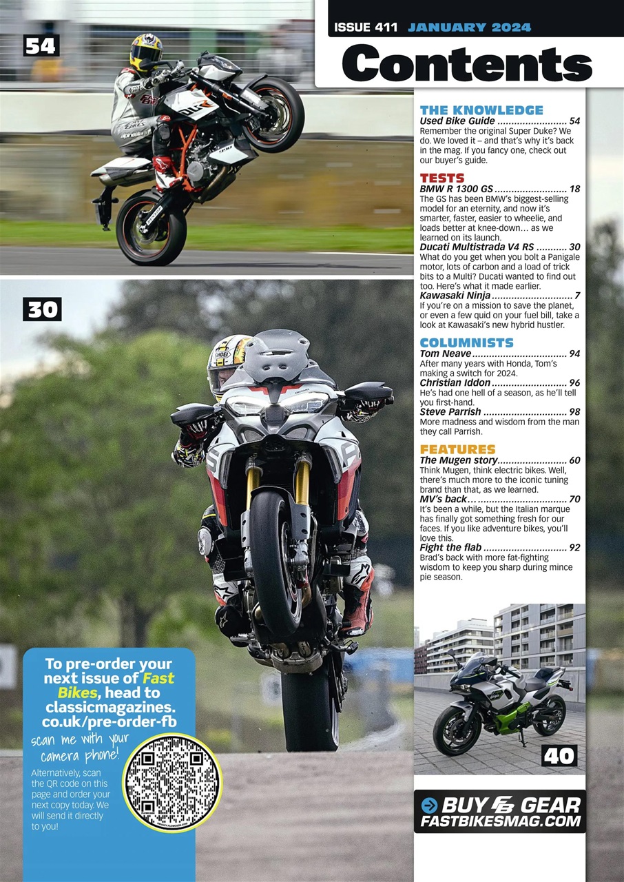 Fast Bikes Preview Pages
