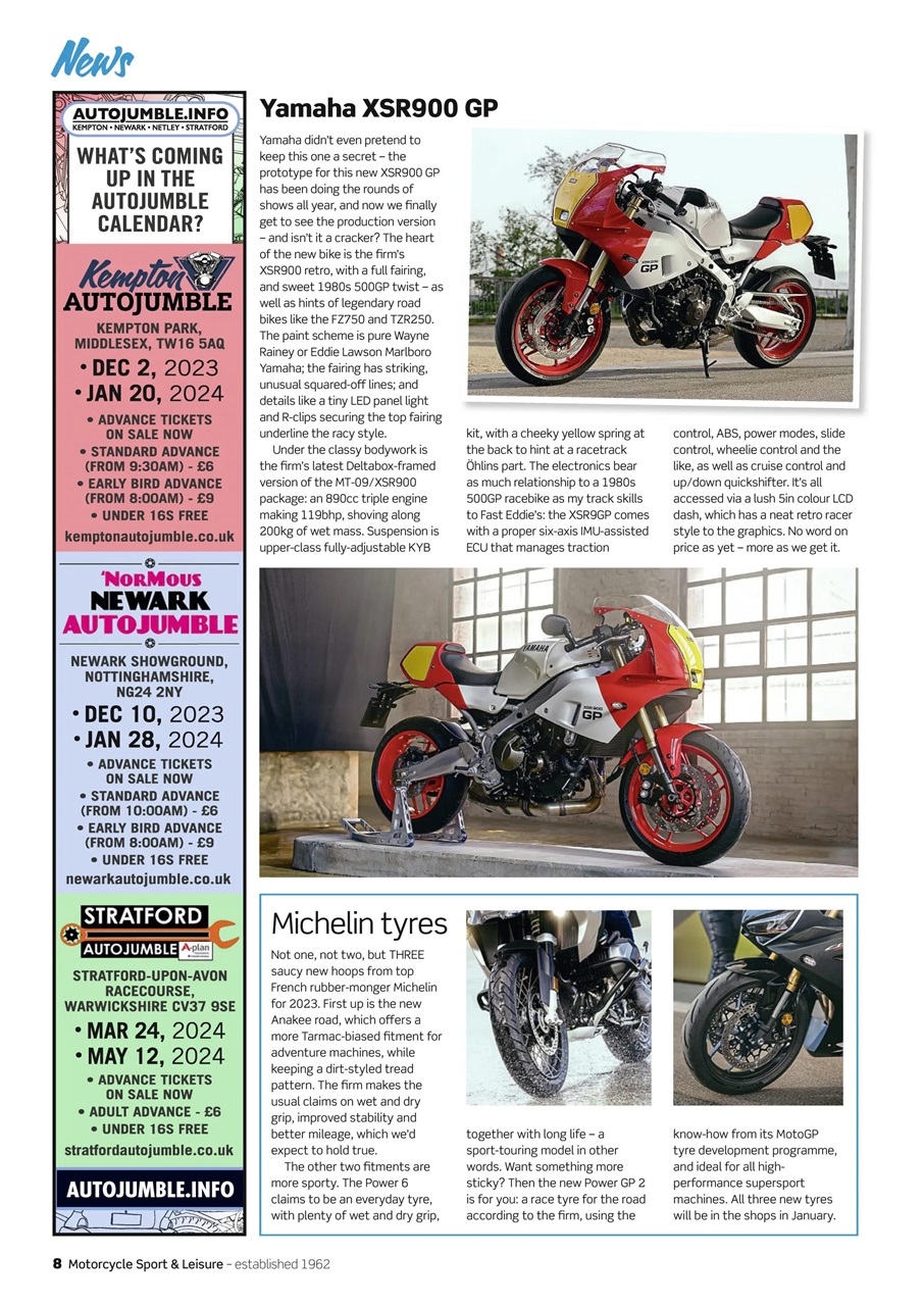 Motorcycle Sport & Leisure Preview Pages