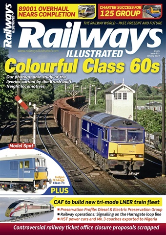 Railways Illustrated issue January 2024