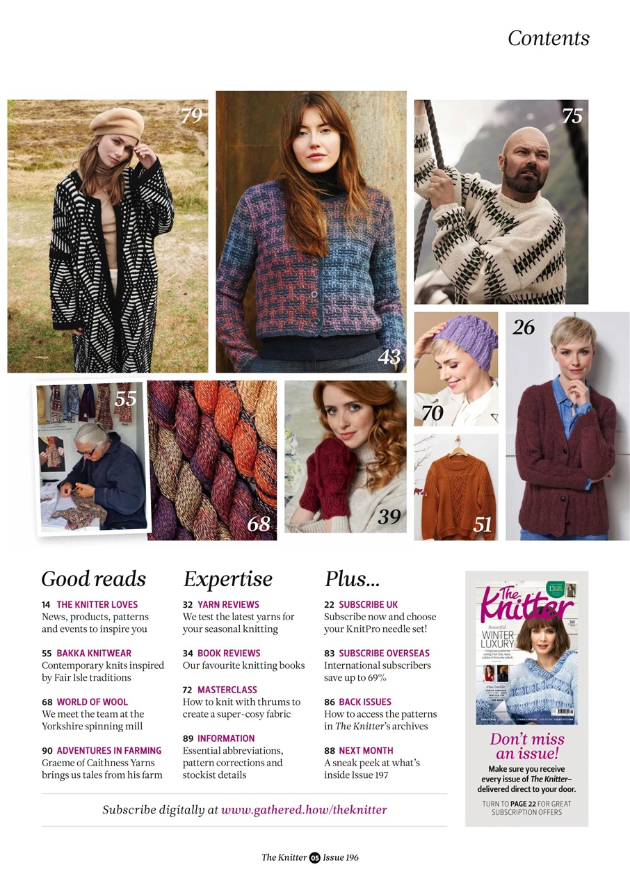 The Knitter Preview Pages