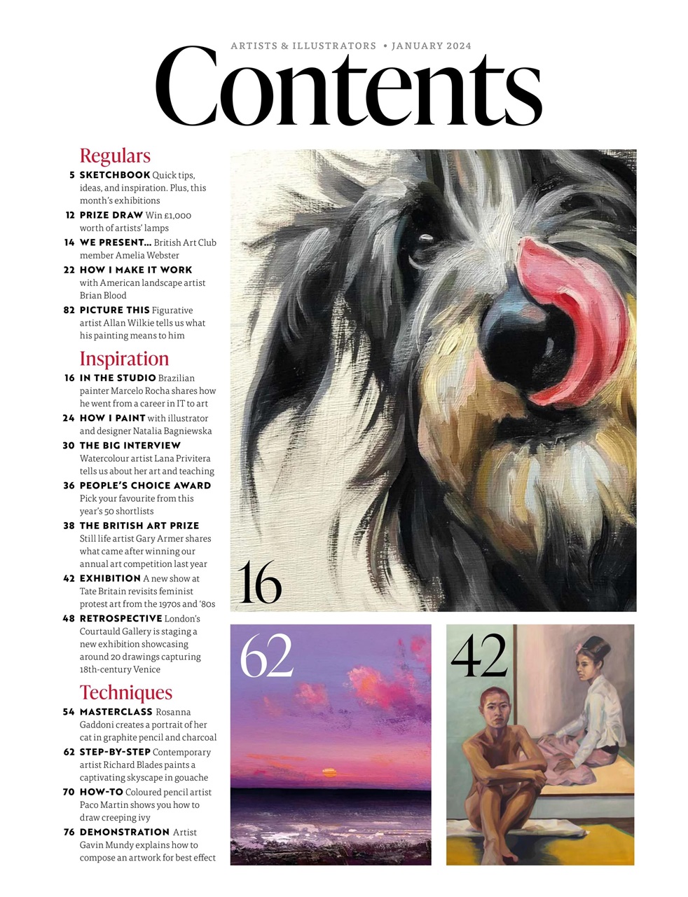 Artists & Illustrators Preview Pages