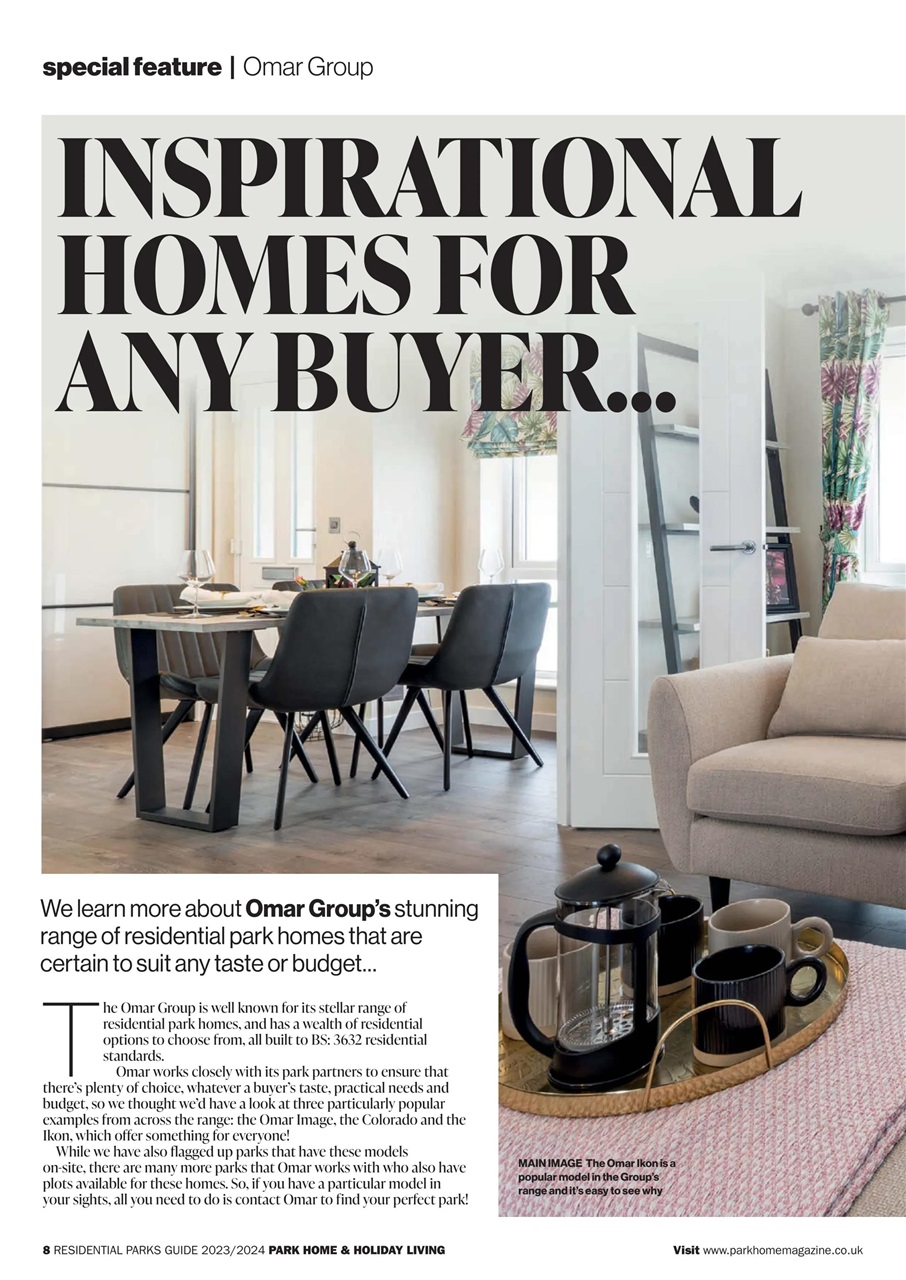 Park Home & Holiday Living Preview Pages