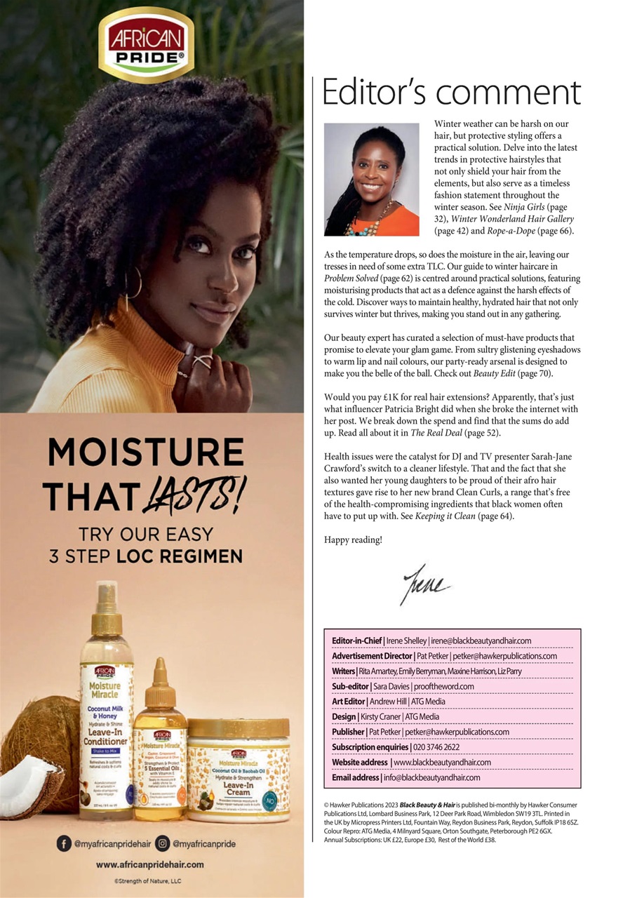 Black Beauty & Hair – the UK's No. 1 Black magazine Preview Pages