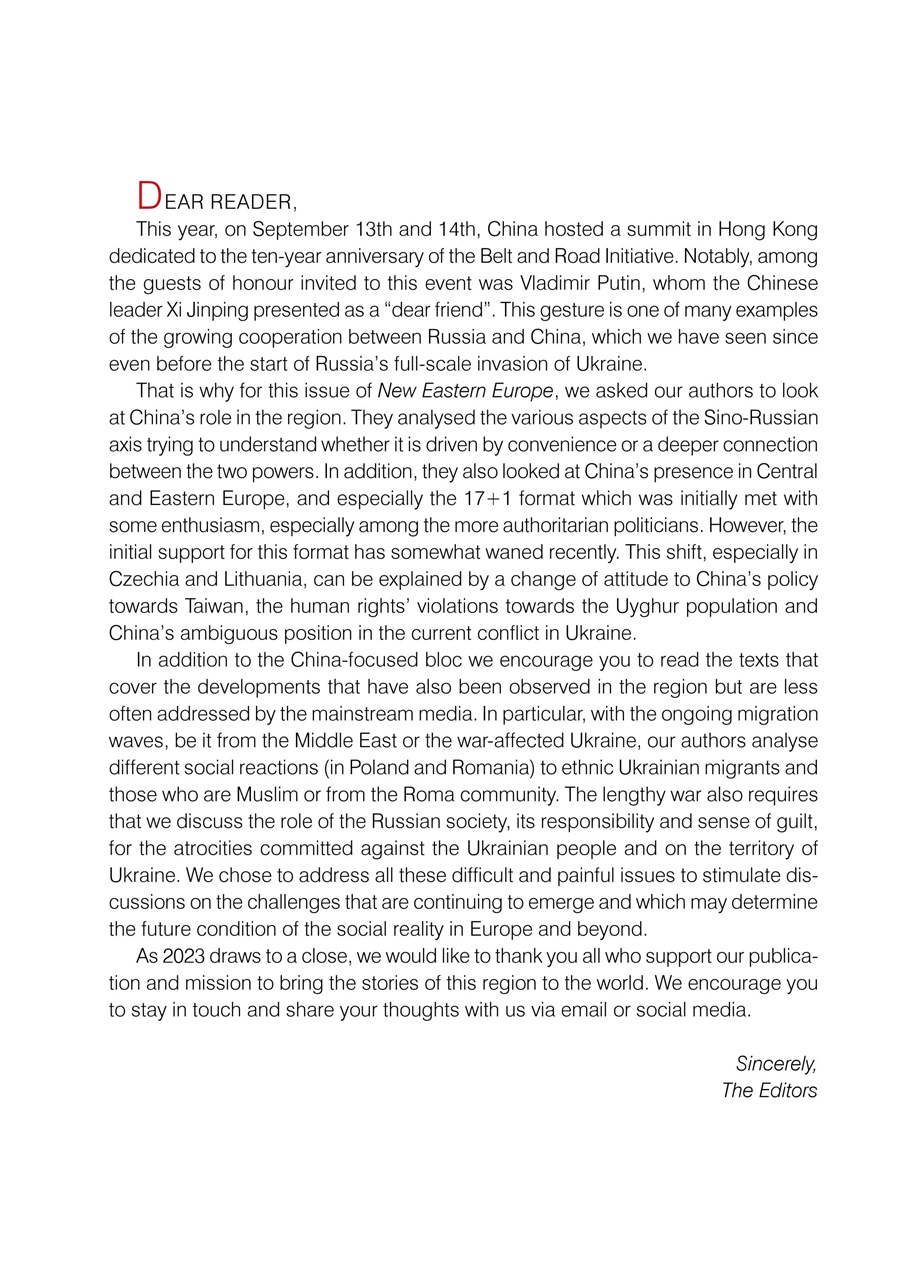 New Eastern Europe Preview Pages