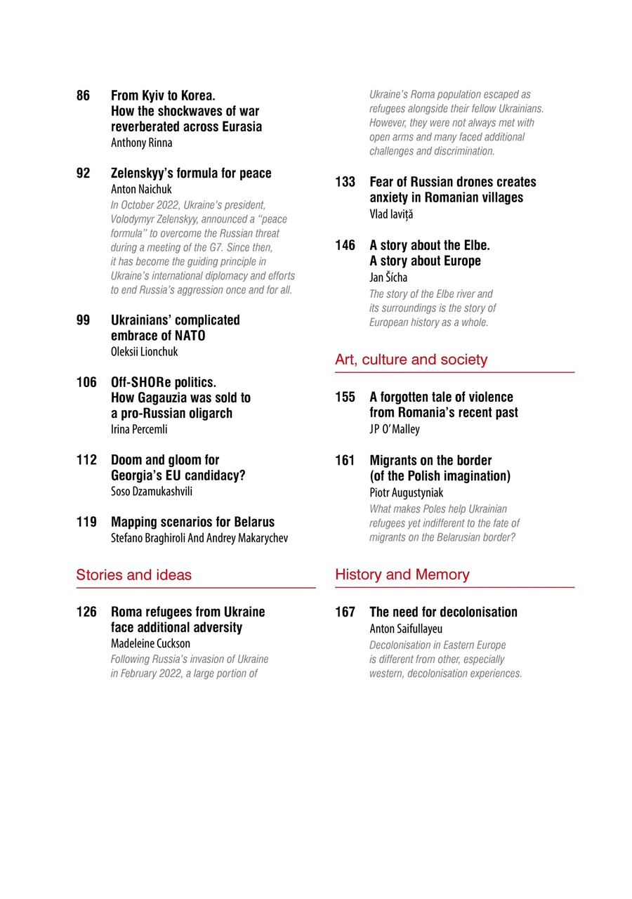 New Eastern Europe Preview Pages