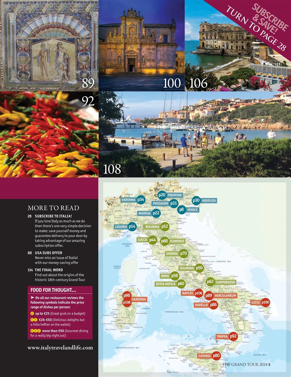 Italia! Guide Preview Pages