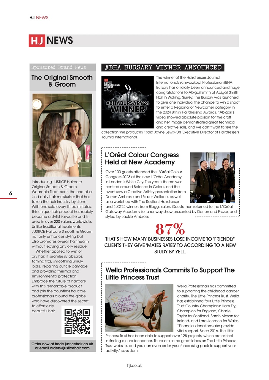 Hairdressers Journal Preview Pages