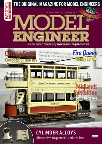 Model Engineer issue Issue 4731
