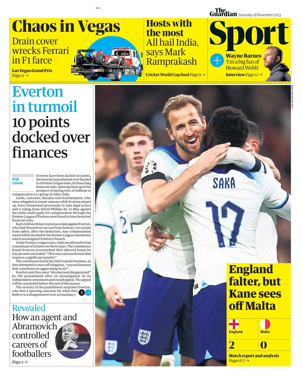 The Guardian Newspaper Preview Pages