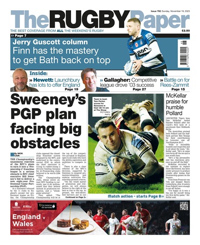The Rugby Paper issue 19-Nov-2023