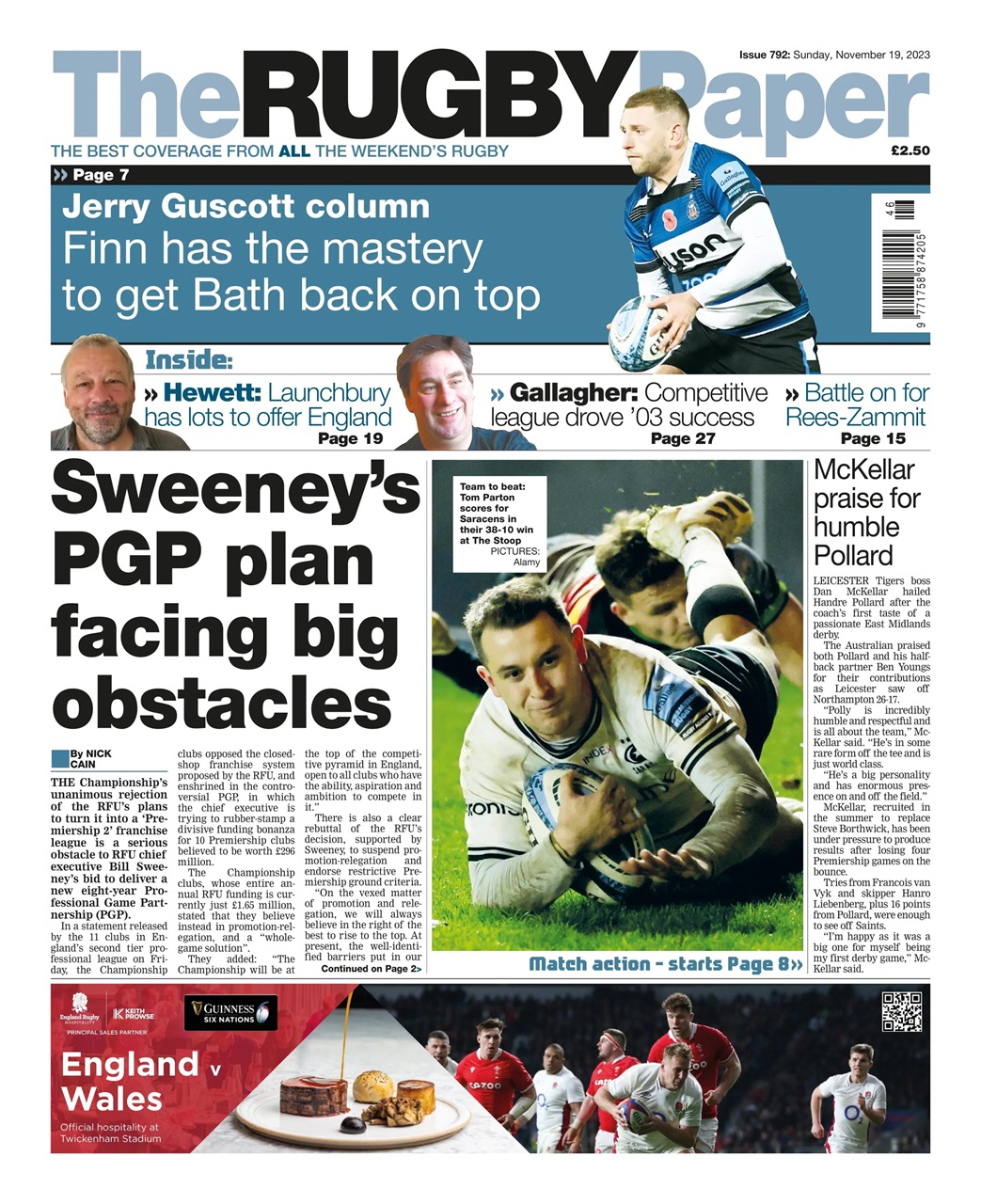 The Rugby Paper Preview Pages