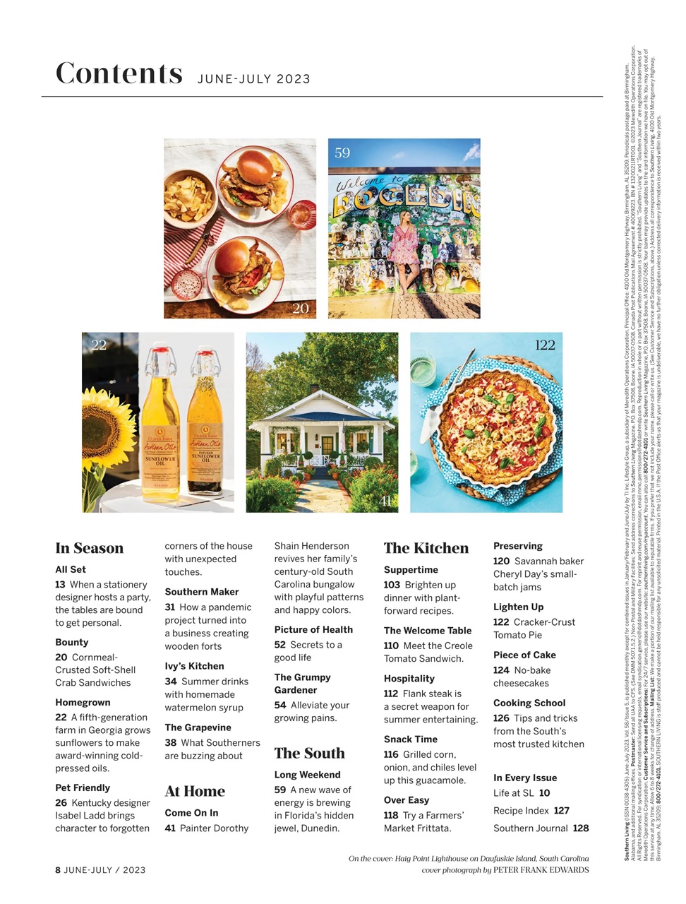 Southern Living Magazine December 2023 Back Issue