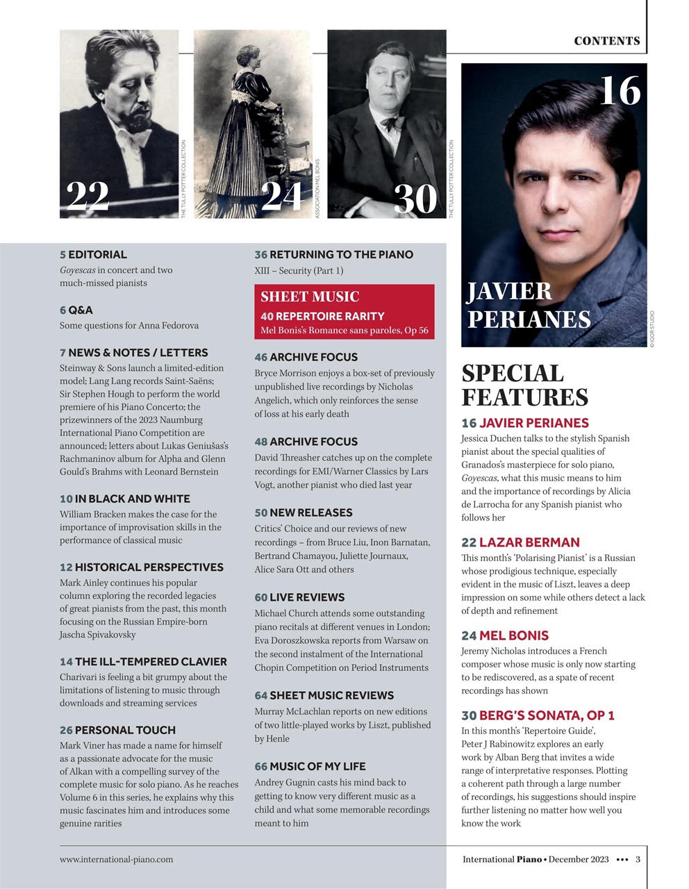 International Piano Preview Pages