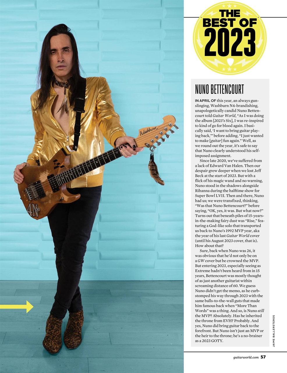 Guitar World Magazine January 2024 Back Issue