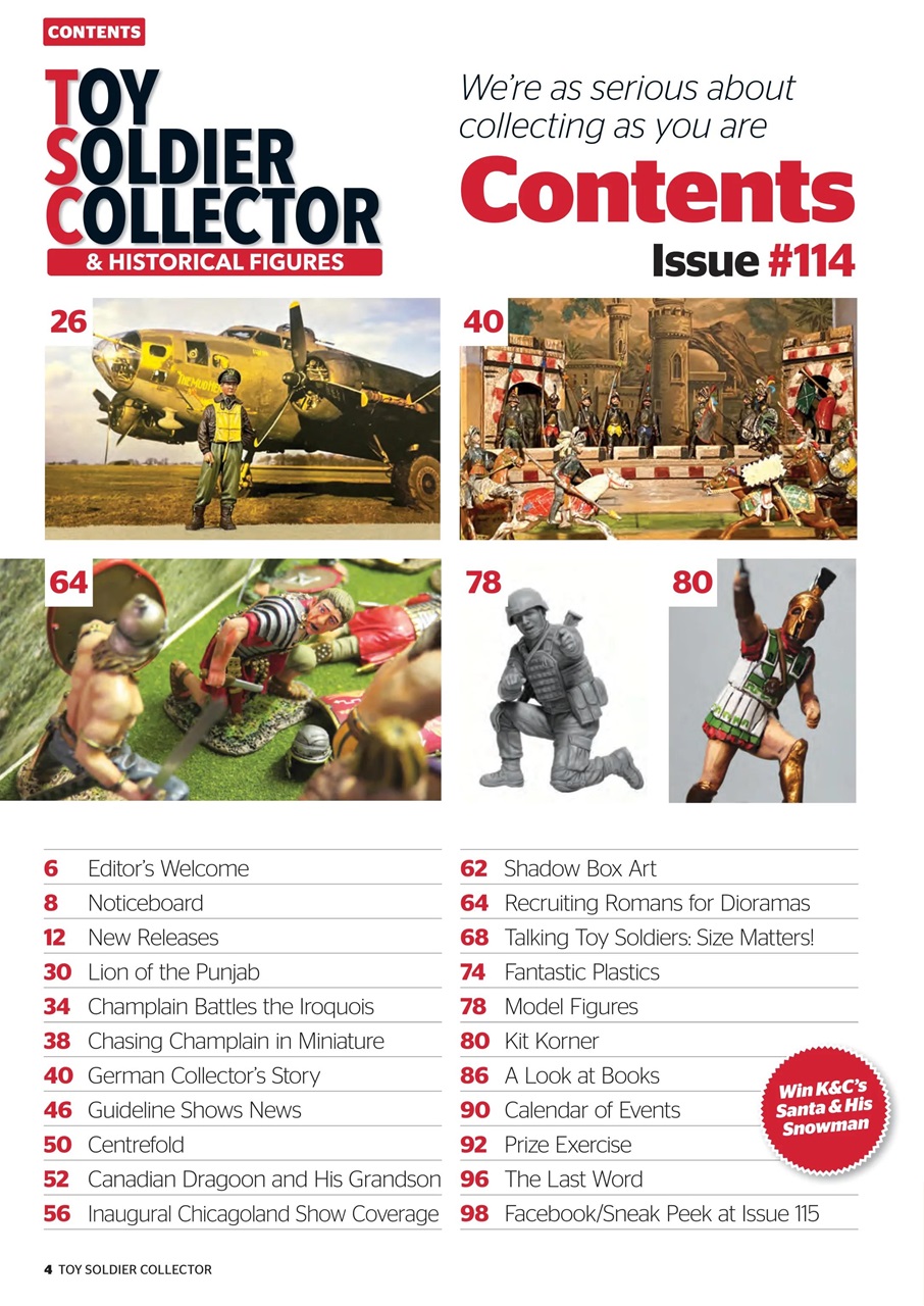 Toy Soldier Collector and Historical Figures Preview Pages