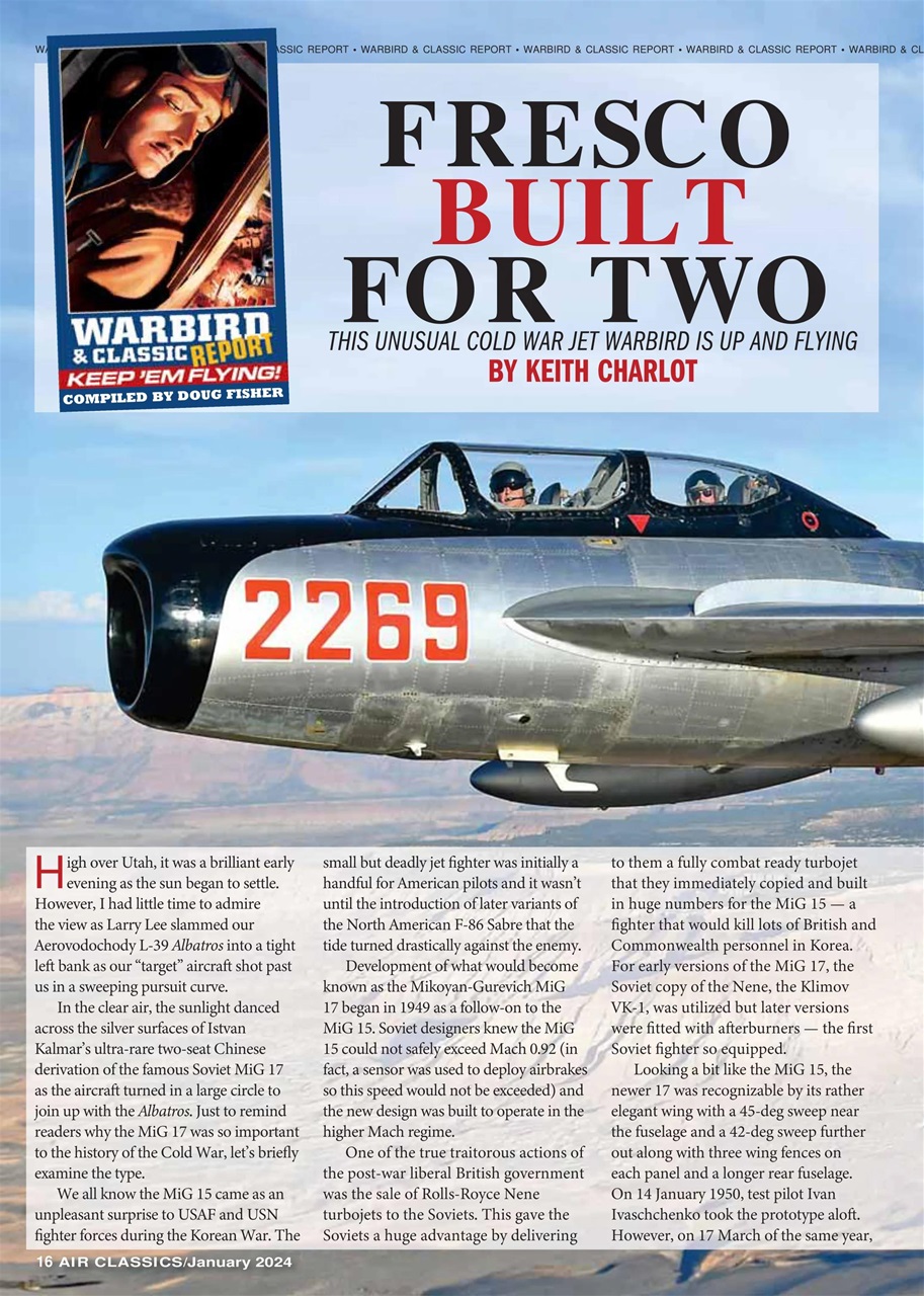 Air Classics - Where History Flies Preview Pages