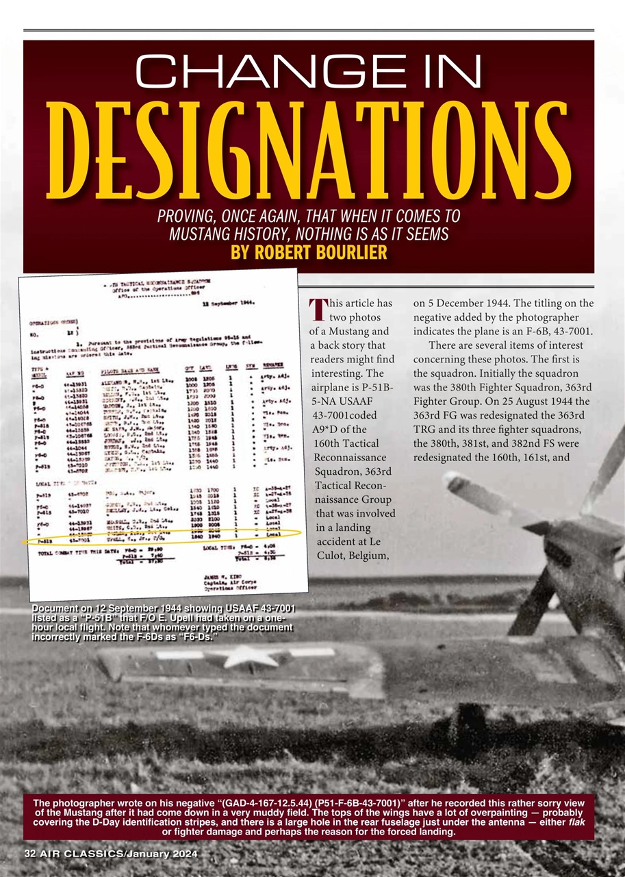 Air Classics - Where History Flies Preview Pages