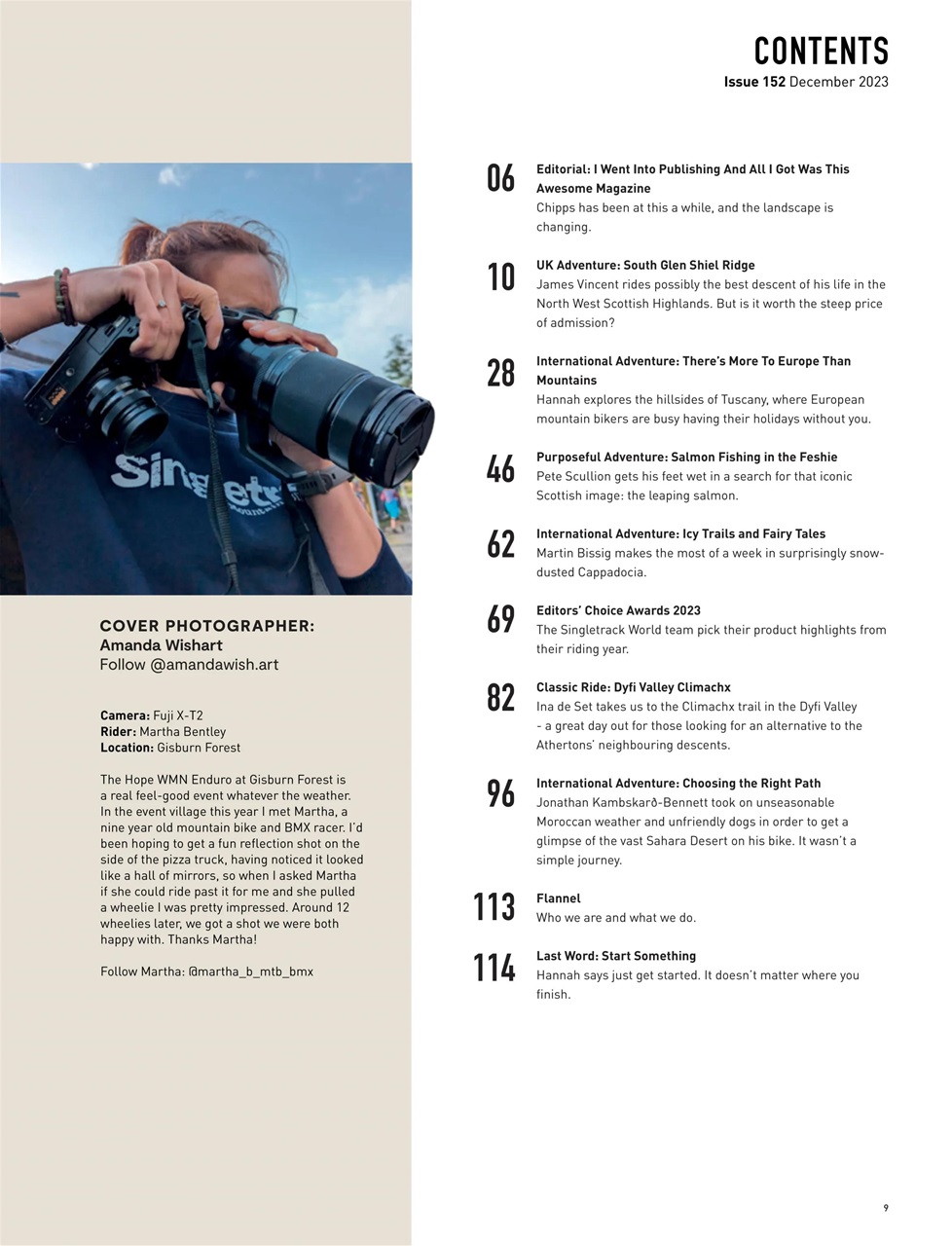 Singletrack Preview Pages