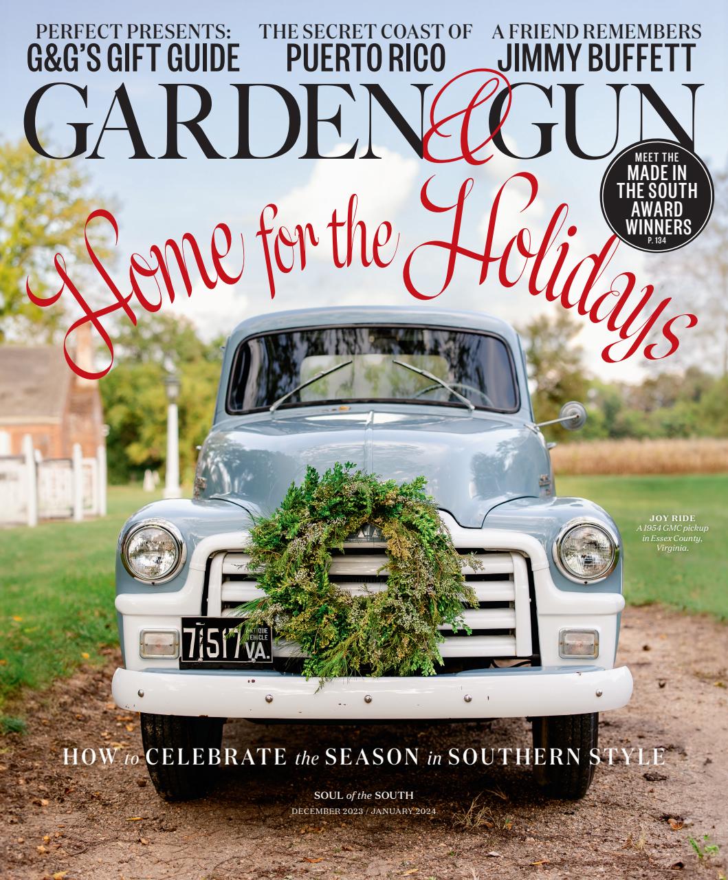 Garden and Gun Magazine Preview Pages