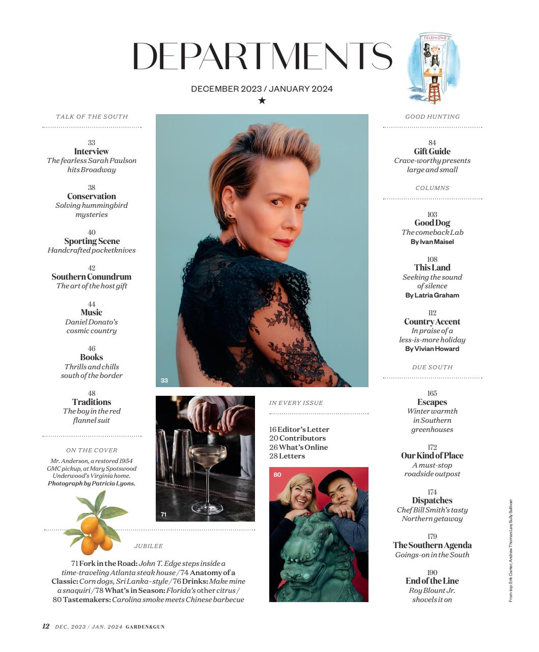 Garden and Gun Magazine Preview Pages