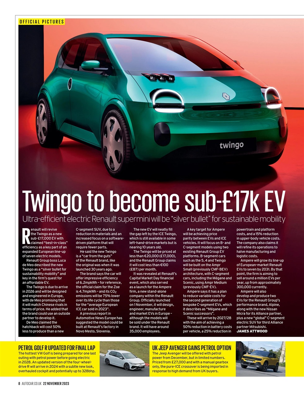 Autocar Preview Pages