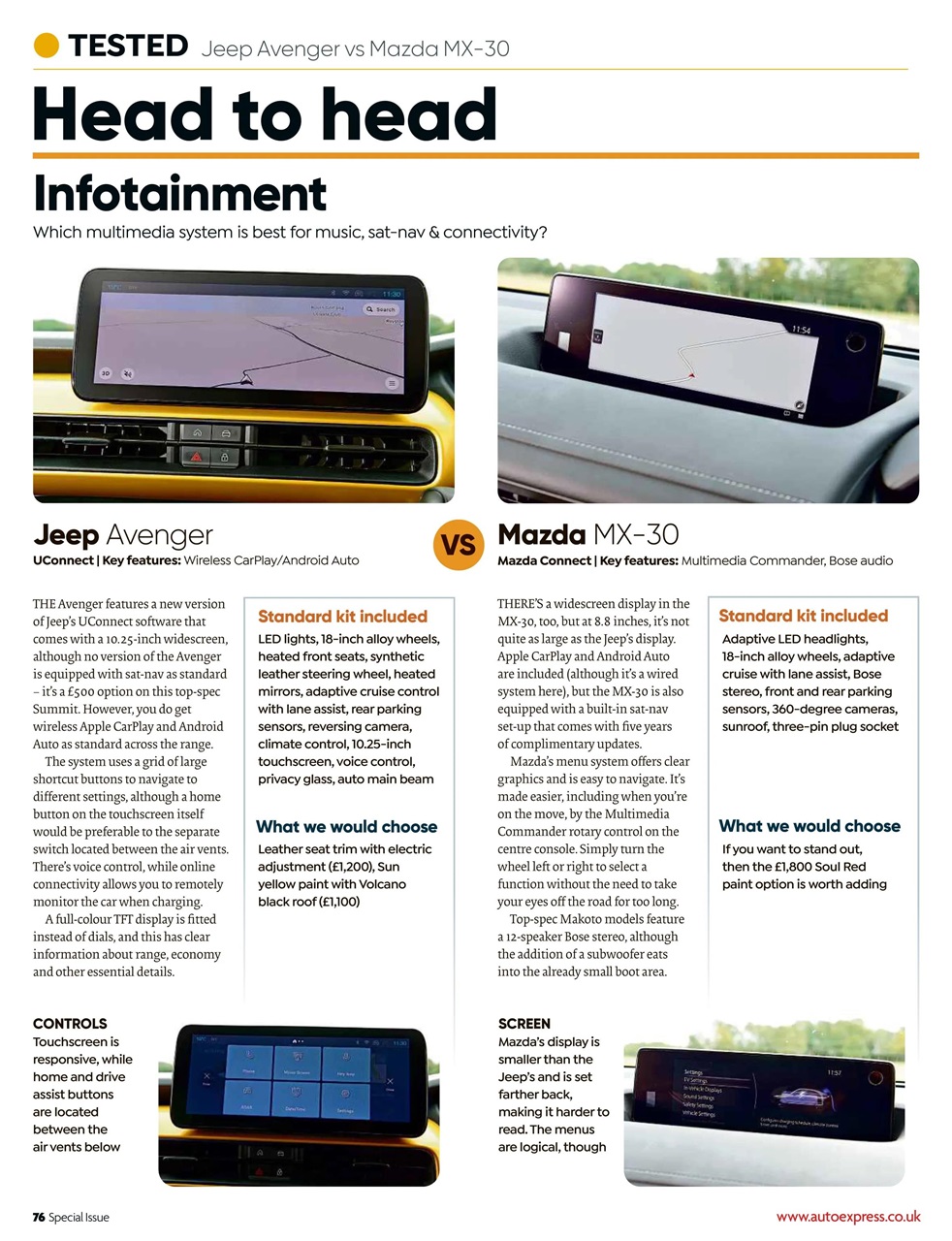 Auto Express Preview Pages