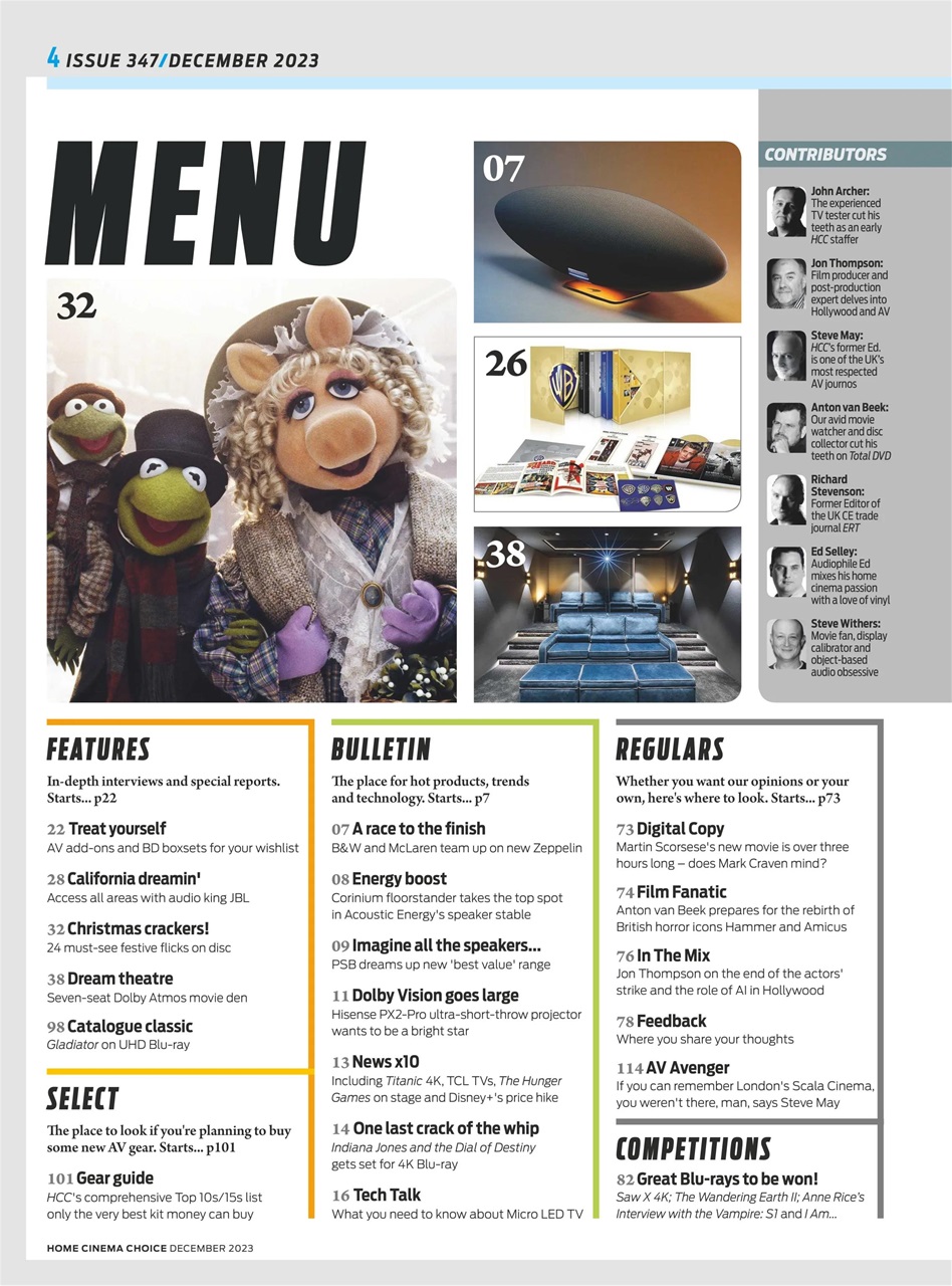 Home Cinema Choice Preview Pages