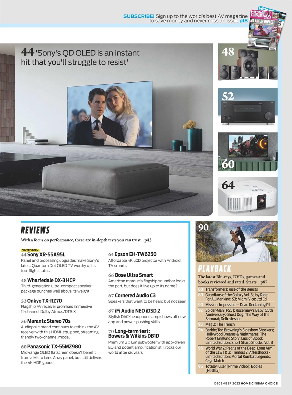 Home Cinema Choice Preview Pages