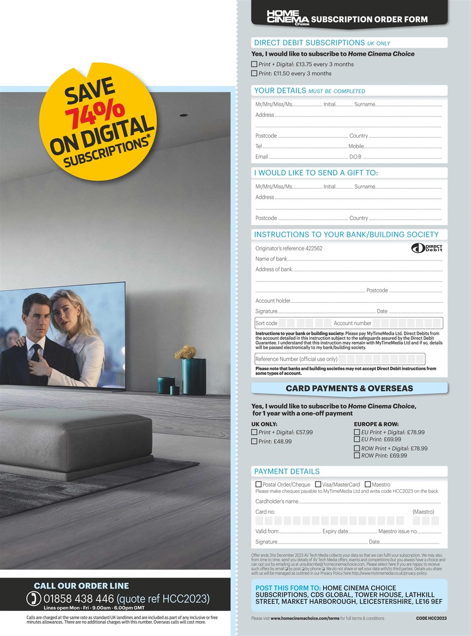 Home Cinema Choice Preview Pages