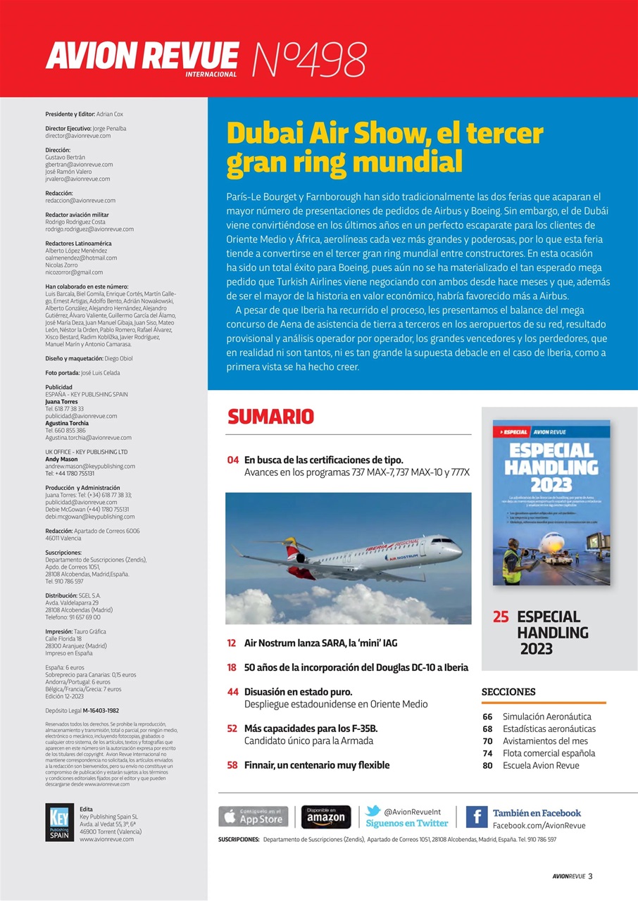 Avion Revue Internacional Preview Pages