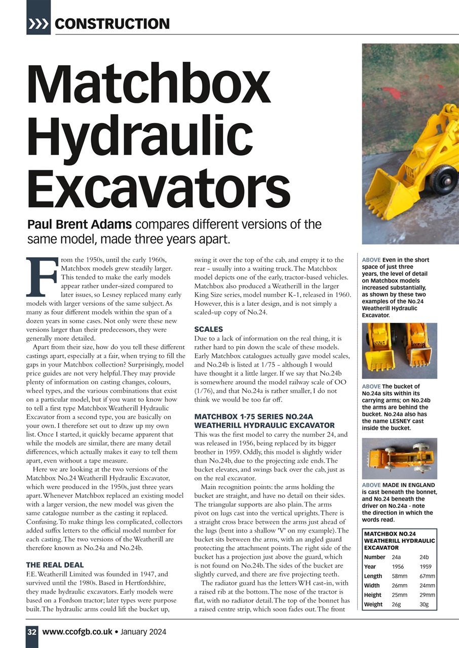 Diecast Collector Preview Pages
