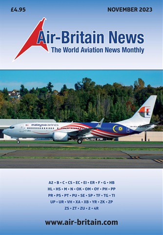 Air Britain News issue November 2023