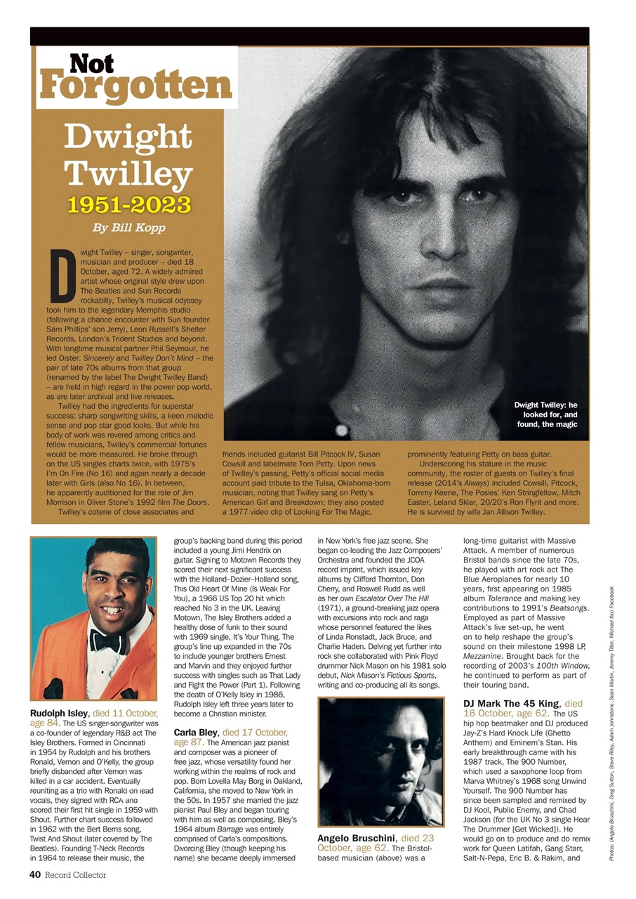 Record Collector Preview Pages