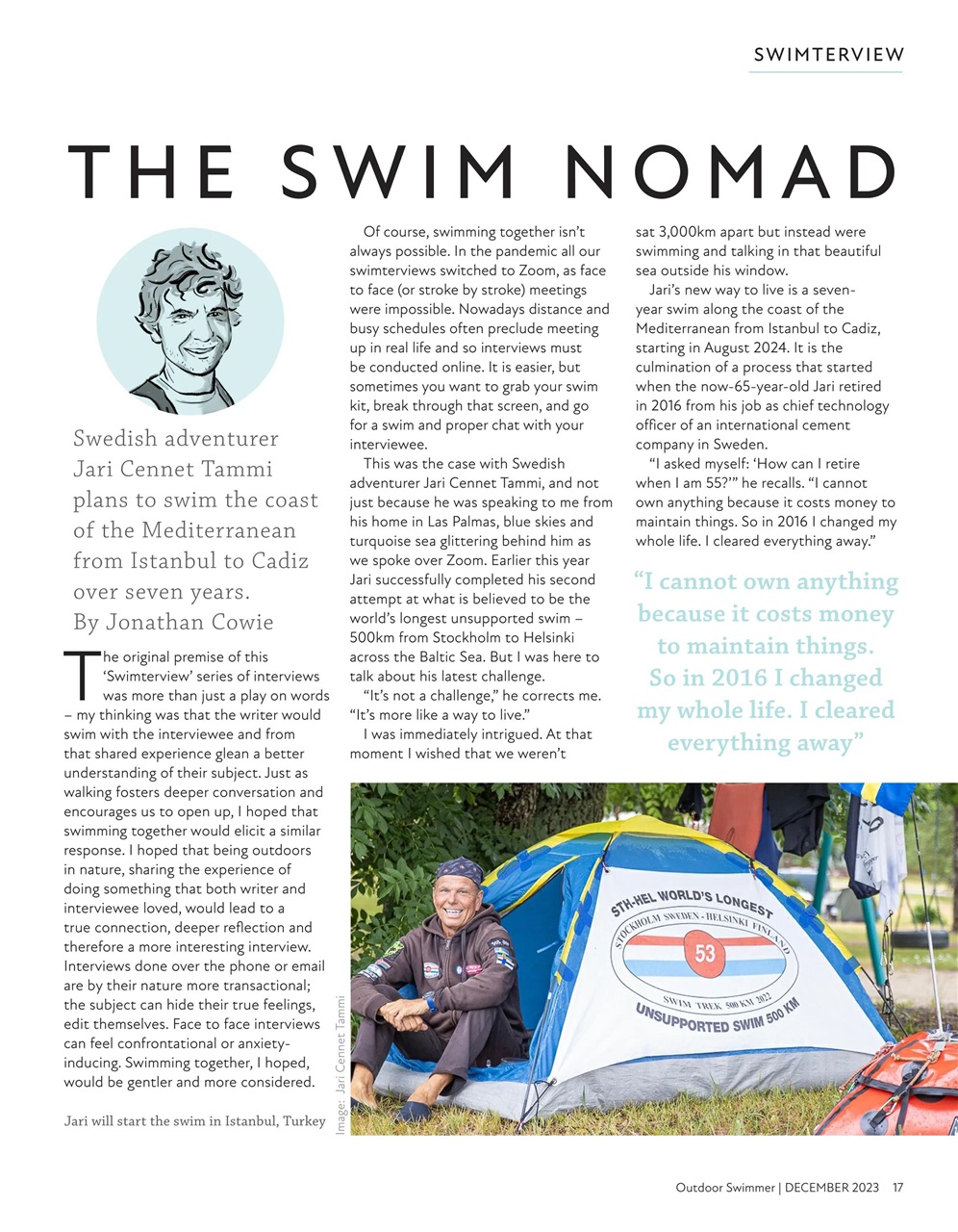 Outdoor Swimmer Preview Pages